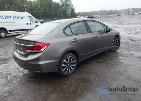 2015 Honda Civic Ex-L z USA, uszkodzony, nr VIN 19XFB2F96FE091894